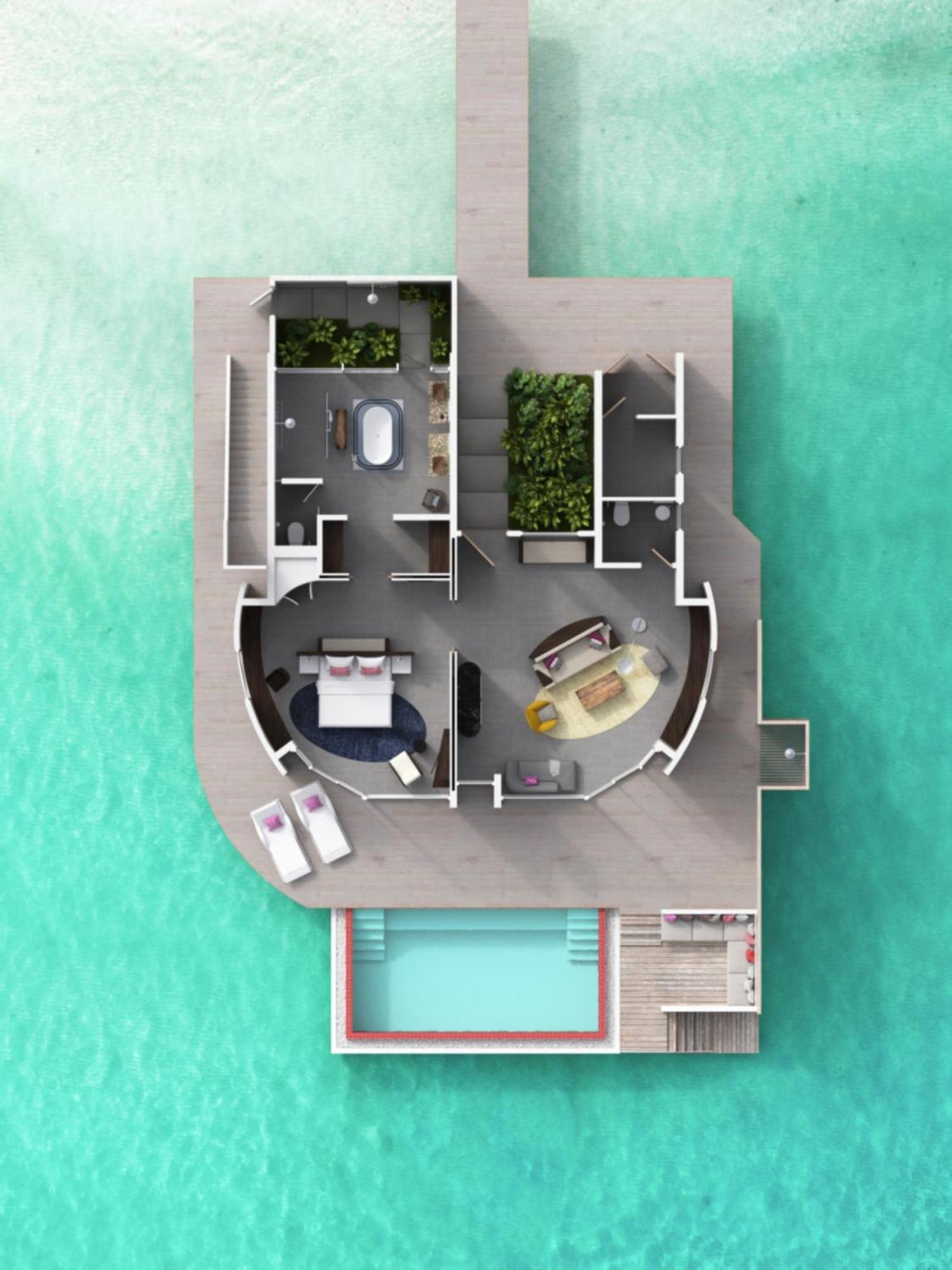 Complex Jumeirah Olhahali Island Maldives